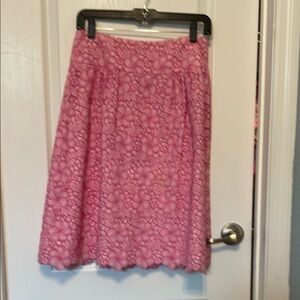 Lilly Pulitzer Rosy A-Line Lace Skirt